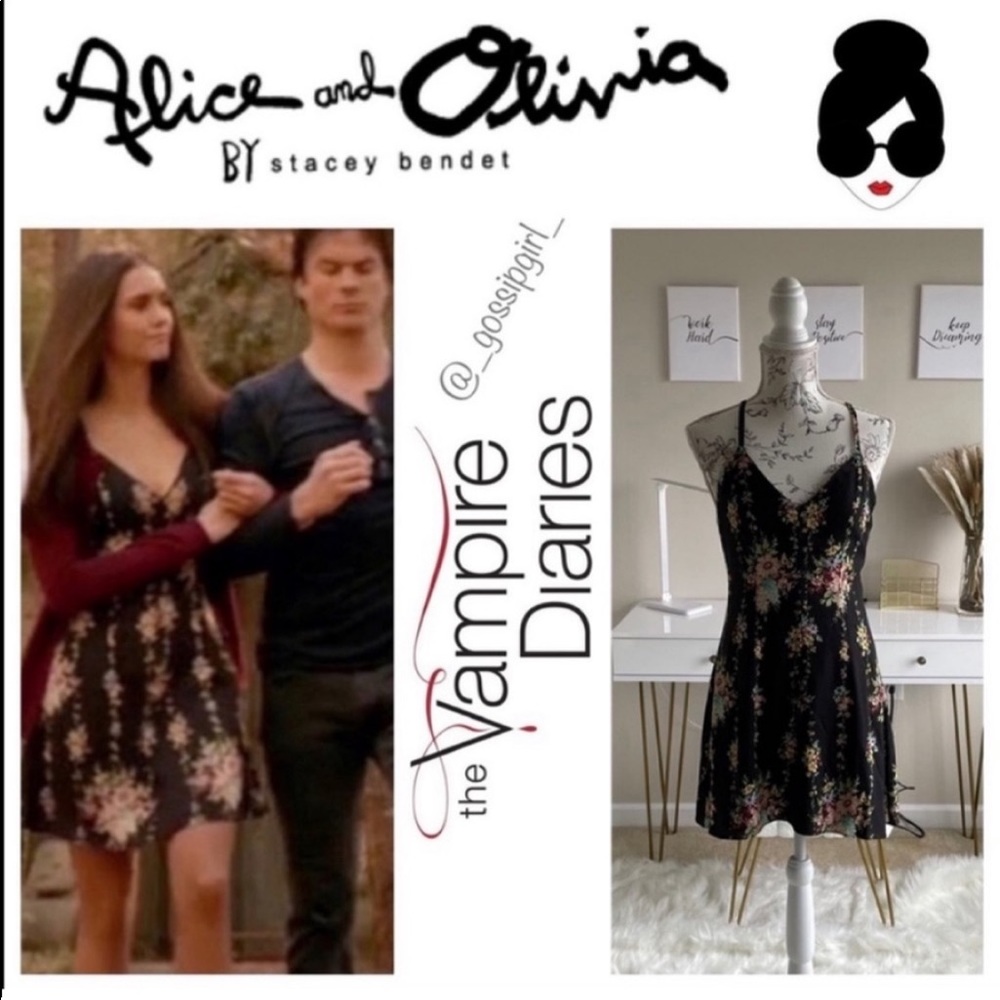 NWT Alice & Olivia Alves Dress ASO Elena Gilbert